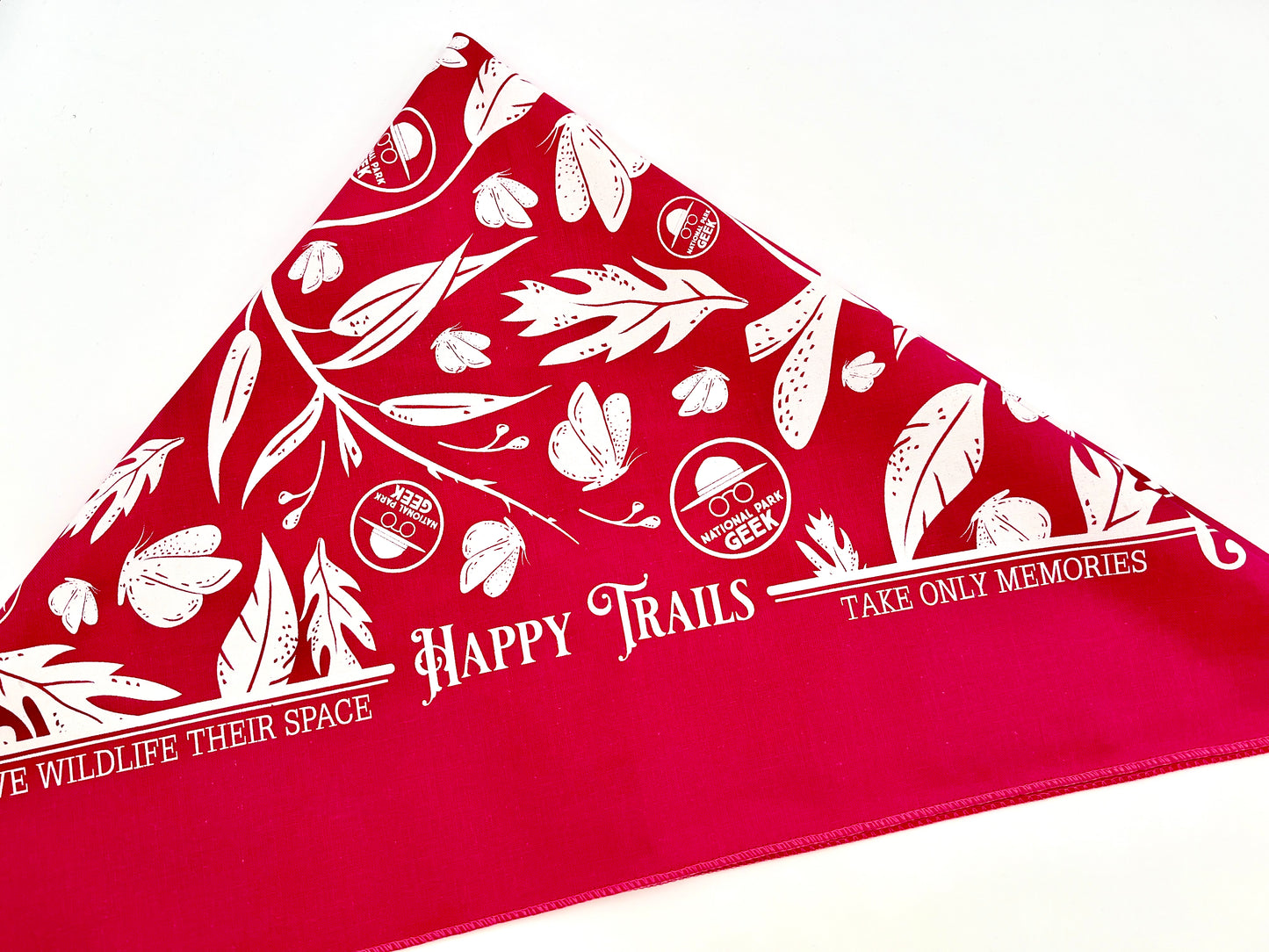Hot Pink "Leave no Trace" Bandana