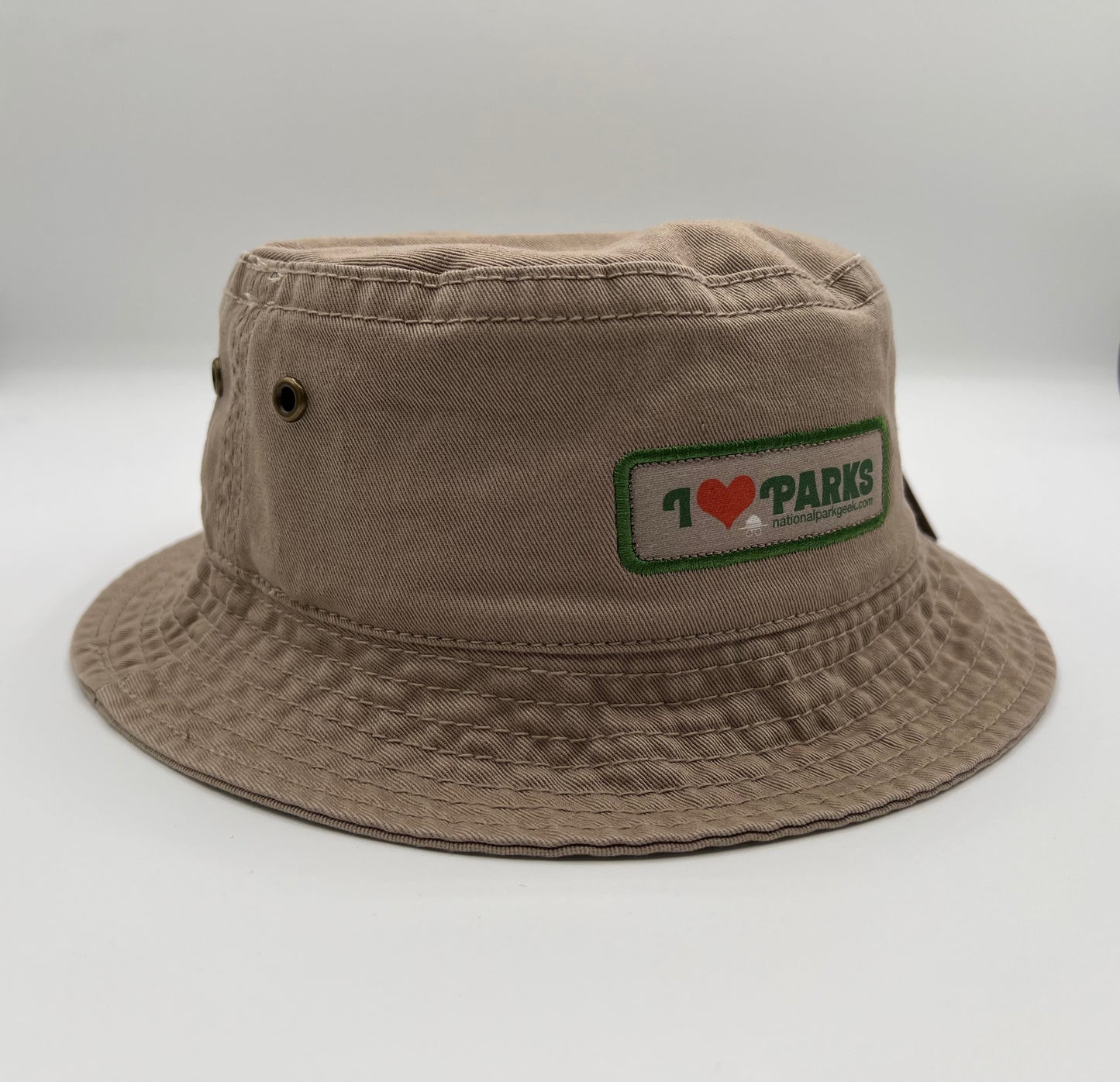 Bucket Hat featuring "I Heart Parks" Patch