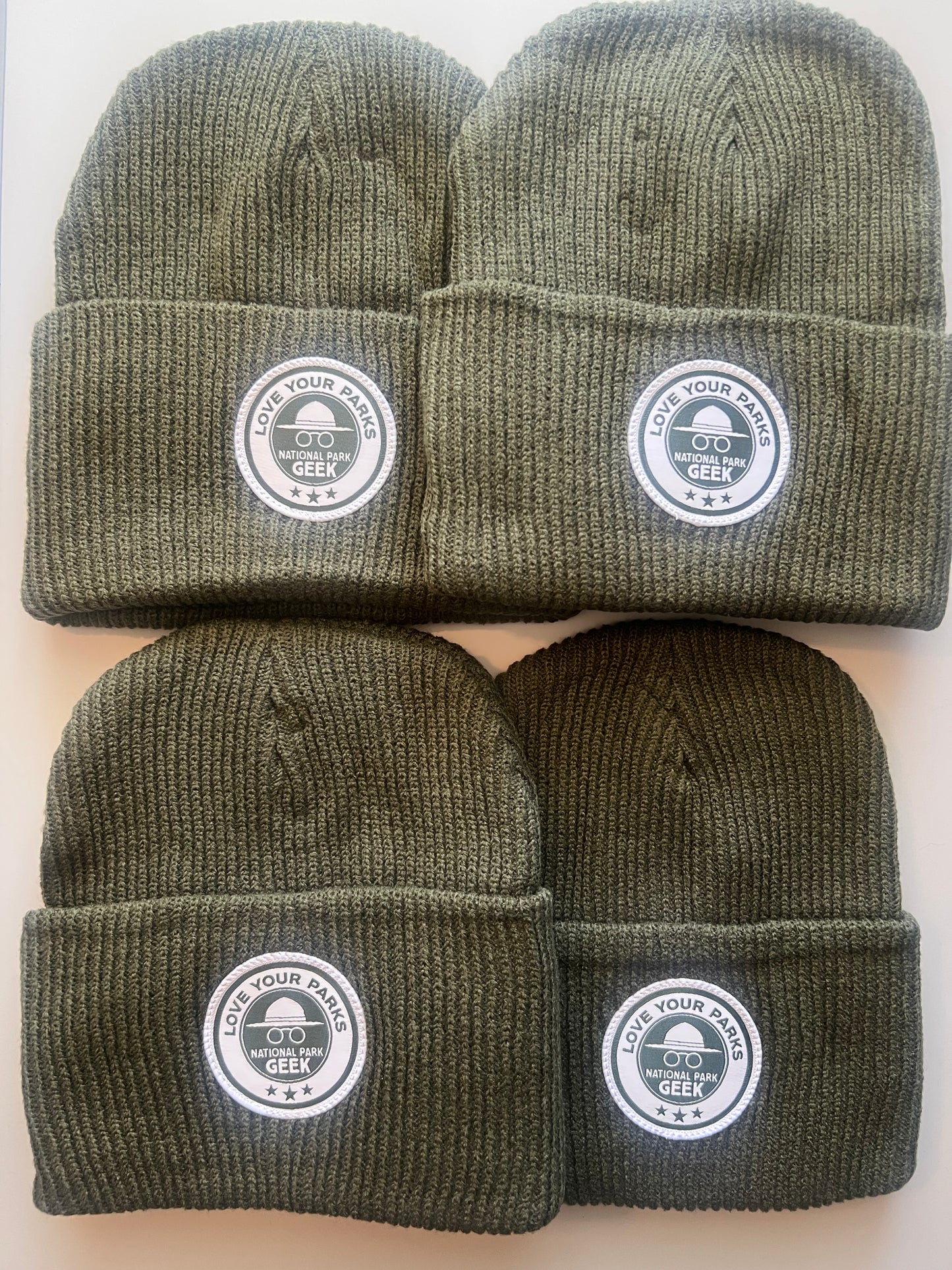 Beanie with "Love Your Parks" Patch | 4-Pack Bundle