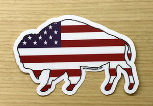Bison Sticker (includes US shipping, via USPS only)