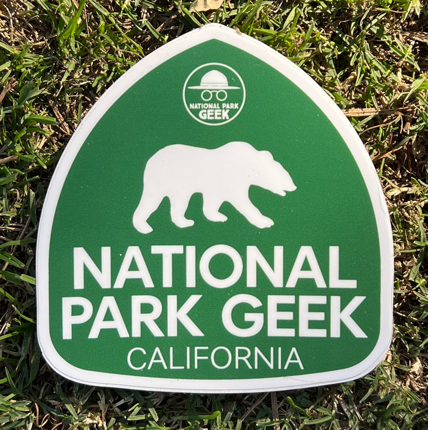 California National Park Geek Sticker