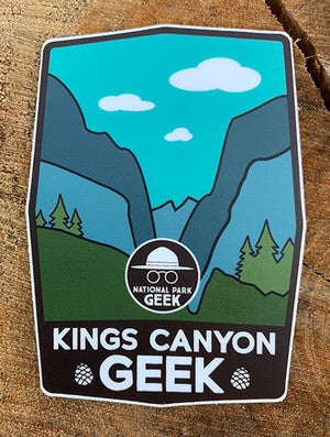 Kings Canyon NP  Sticker (includes US shipping, via USPS only)