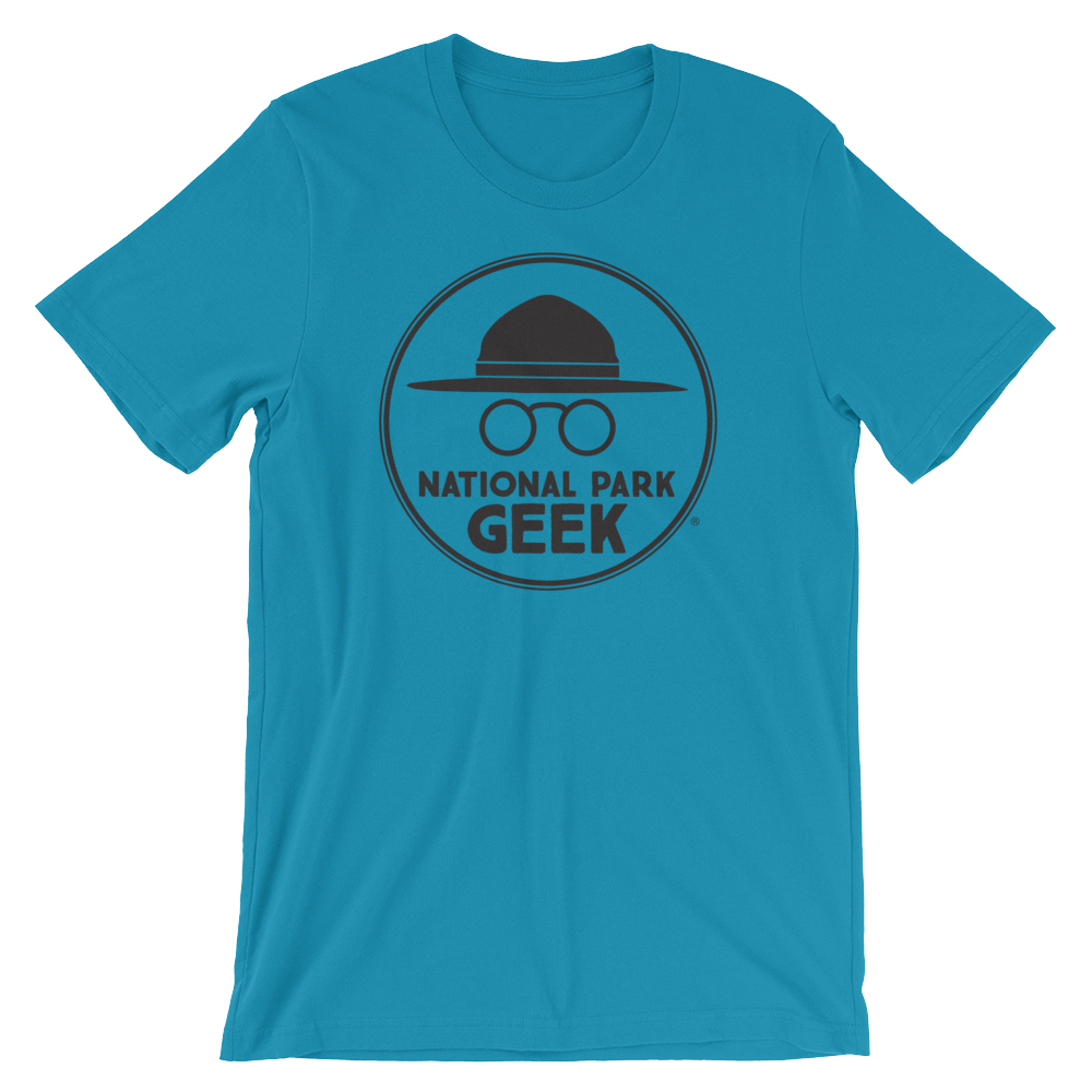 A National Park Geek T-Shirt - Black Logo