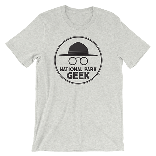 A National Park Geek T-Shirt - Black Logo