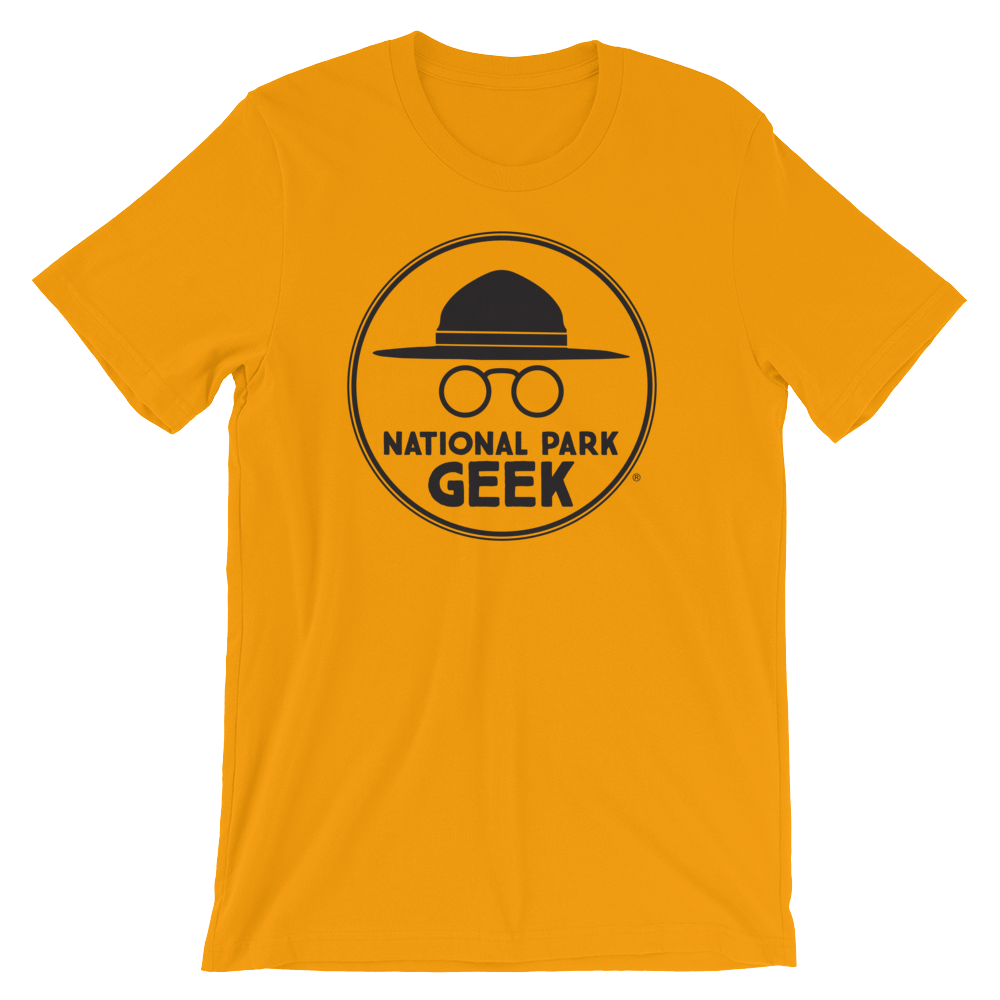 A National Park Geek T-Shirt - Black Logo