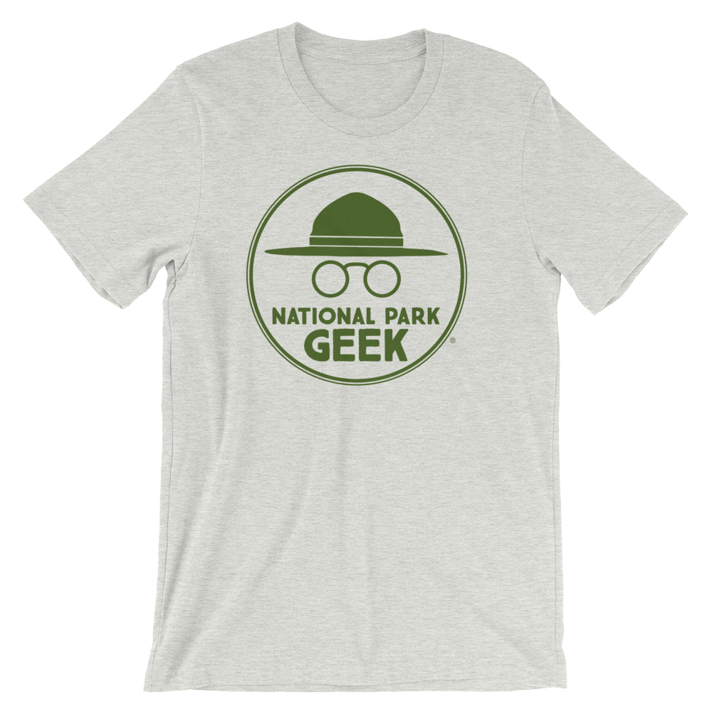 A National Park Geek T-Shirt - Green Logo