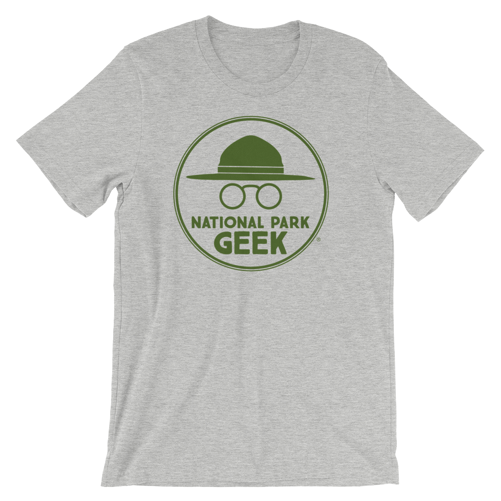 A National Park Geek T-Shirt - Green Logo