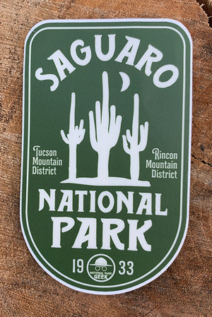 Saguaro National Park Sticker (includes US shipping, via USPS only)