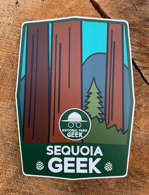 Sequoia Geek Sticker (includes US shipping via USPS only)