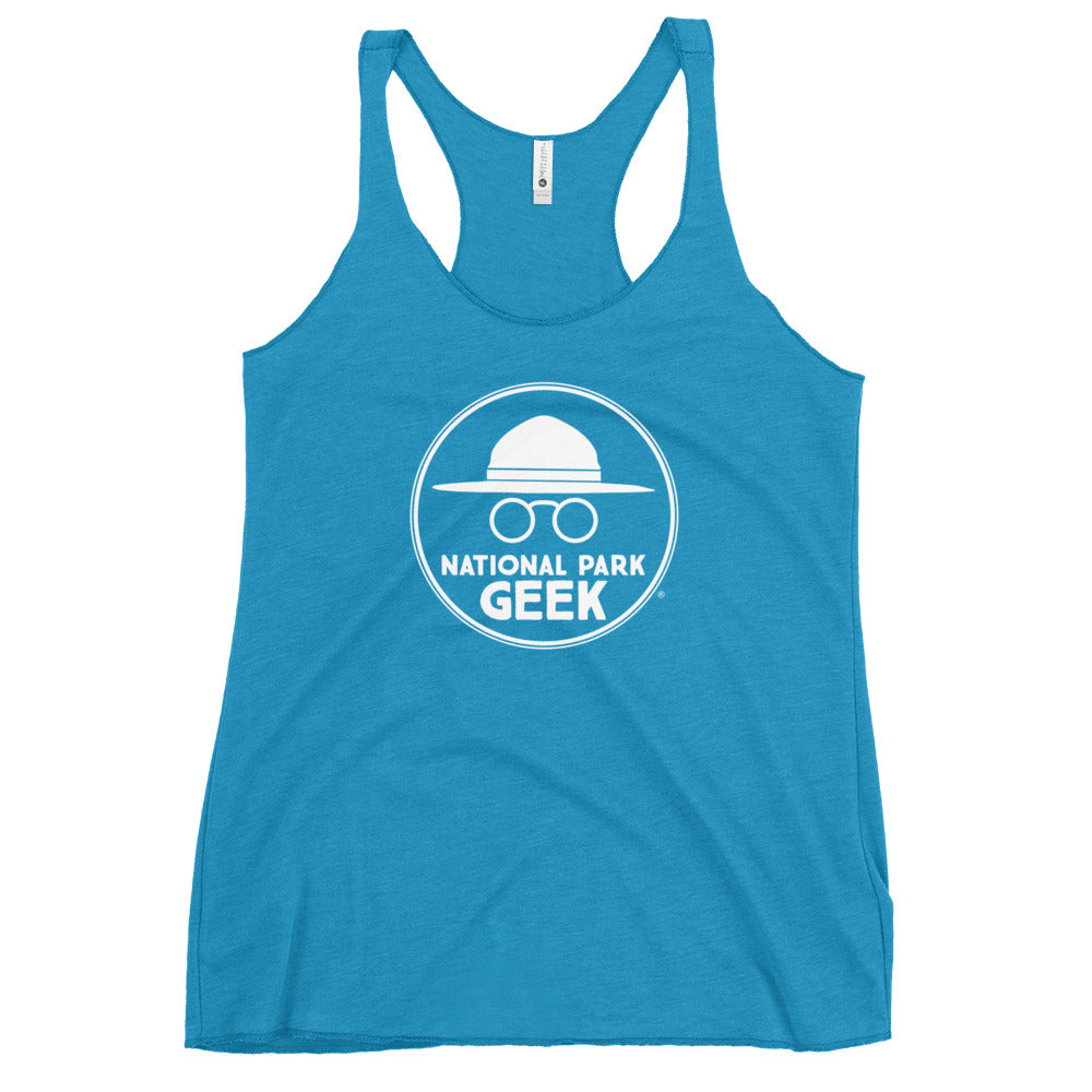 Women's National Park Geek Tank Top - Various Colors - White Logo