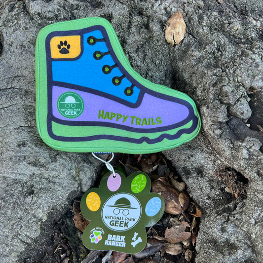 Bark Geek Hiking Boot Dog Toy