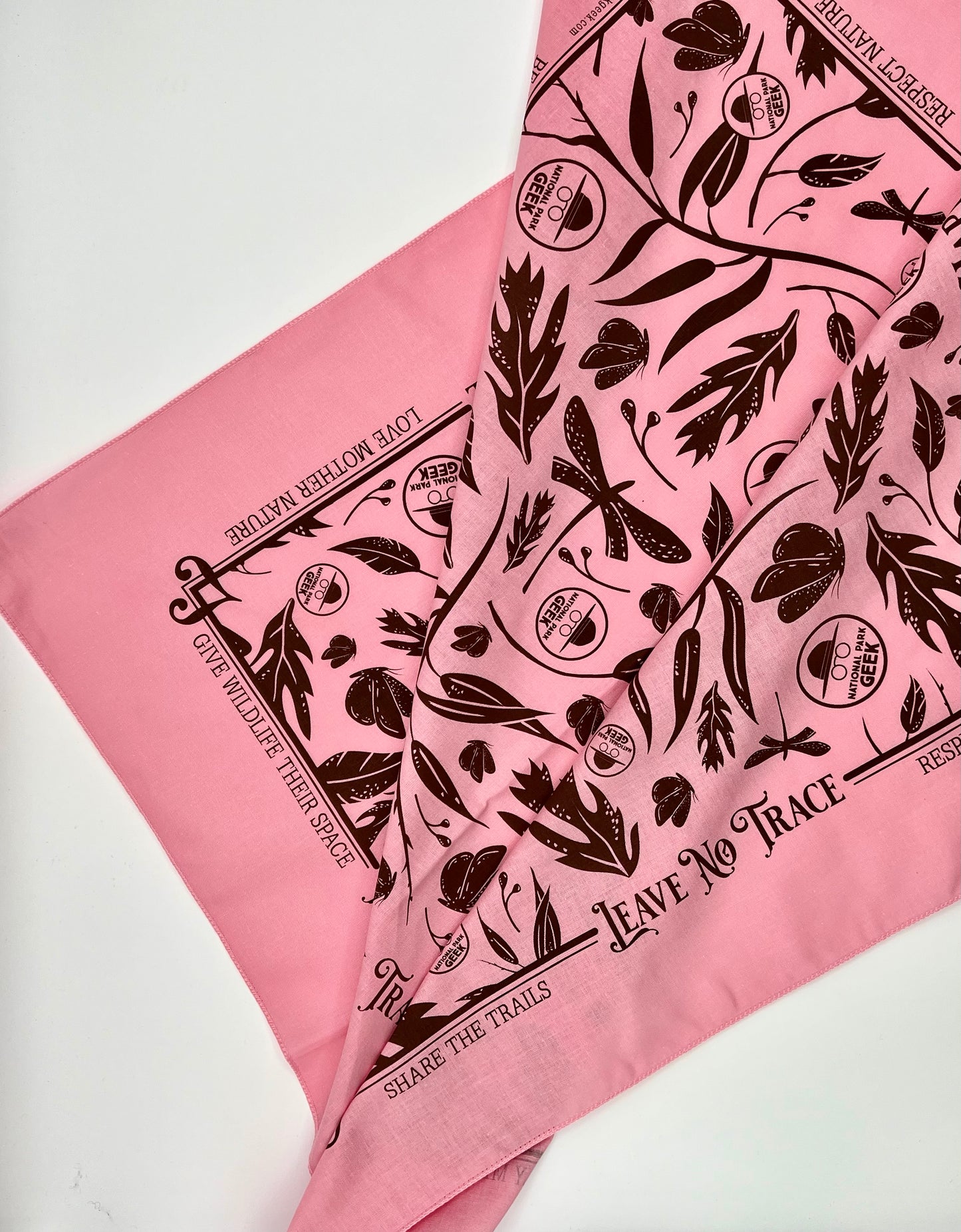Light Pink "Leave no Trace" Bandana