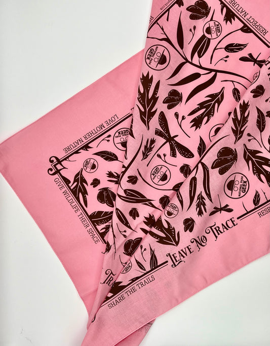 Light Pink "Leave no Trace" Bandana