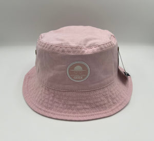National Park Geek Light Pink Bucket Hat with Feminine NPG Logo Patch (Shipping NOT included & ships via USPS only)