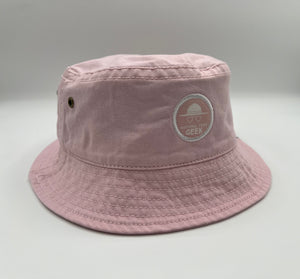 National Park Geek Light Pink Bucket Hat with Feminine NPG Logo Patch (Shipping NOT included & ships via USPS only)