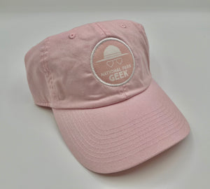 National Park Geek Light Pink Hat (includes US shipping, via USPS only)
