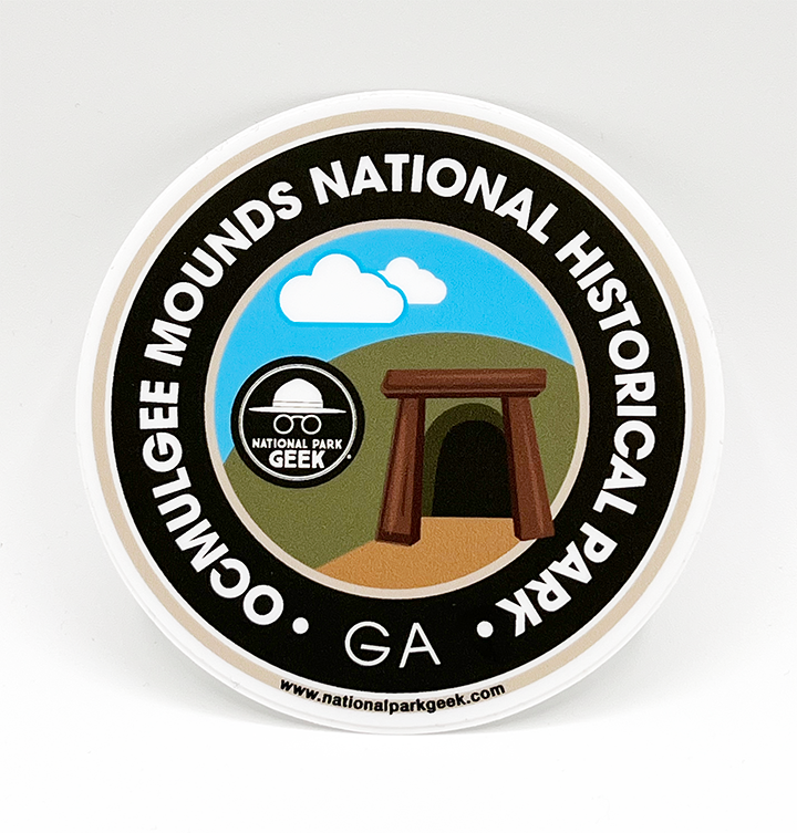 Ocmulgee Mounds NHP Sticker