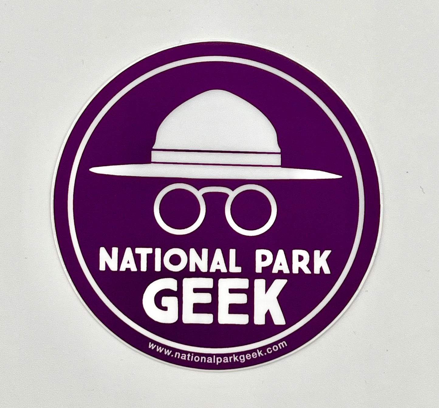 Purple NPG Logo Sticker
