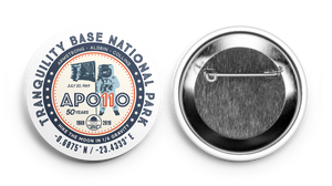 Apollo 11 Tranquility Base NP Sticker & Button Set *Special Edition* (includes US shipping)