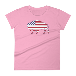 Bison Flag Woman's T-Shirt