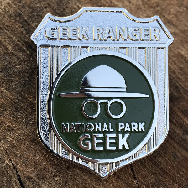 National Park Geek Badge Pin