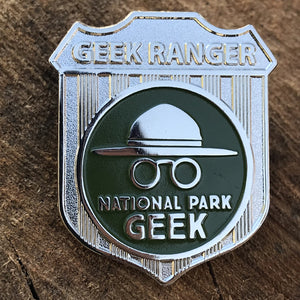 National Park Geek Badge Pin (includes US shipping)
