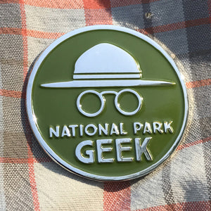 National Park Geek Pin (includes US shipping)