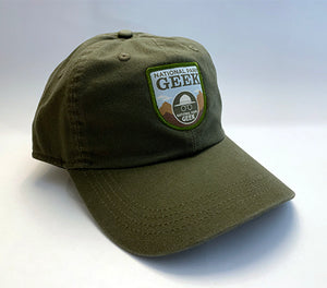 National Park Geek Pine Green Hat (includes US shipping)