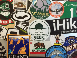 National Park Geek Logo Stickers (3 Pack) (includes US shipping, via USPS only)