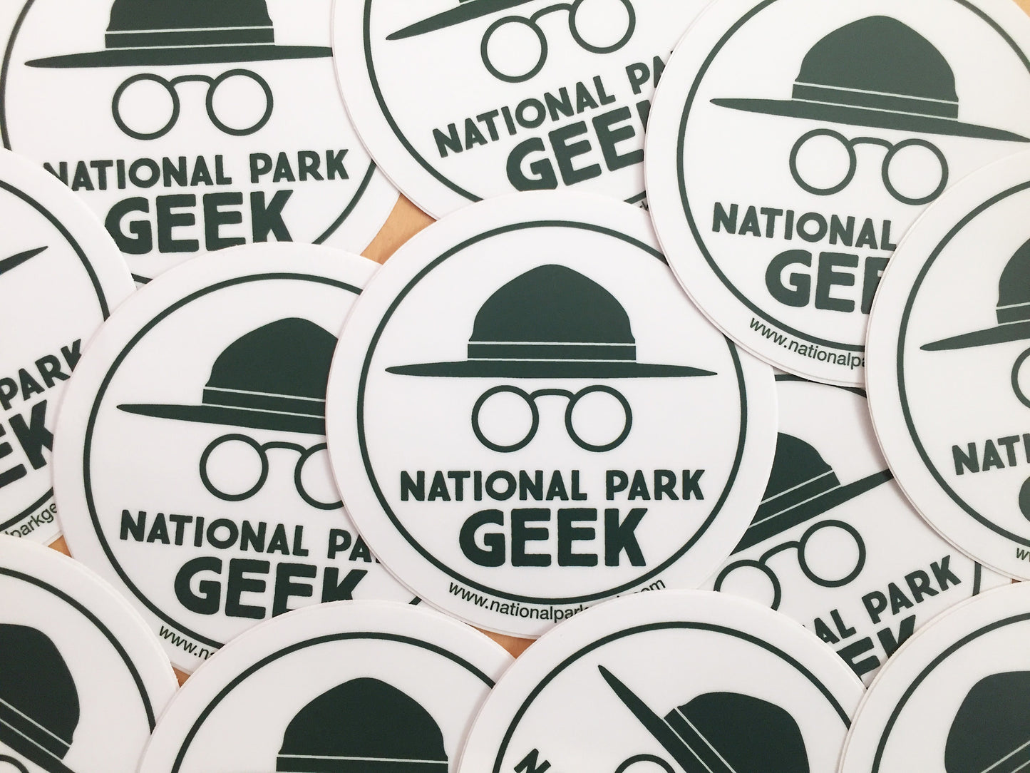 White NPG Logo Sticker