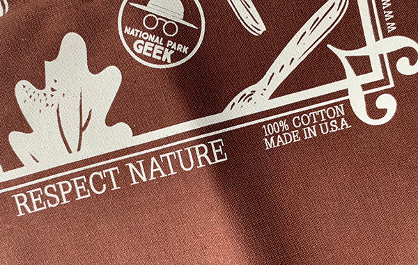 Brown "Leave no Trace" Bandana