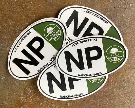 NP Oval Sticker