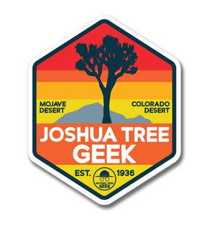 Joshua Tree Geek Sticker (includes shipping, via USPS only)