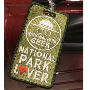 Luggage Tag - National Park Geek (includes US shipping)