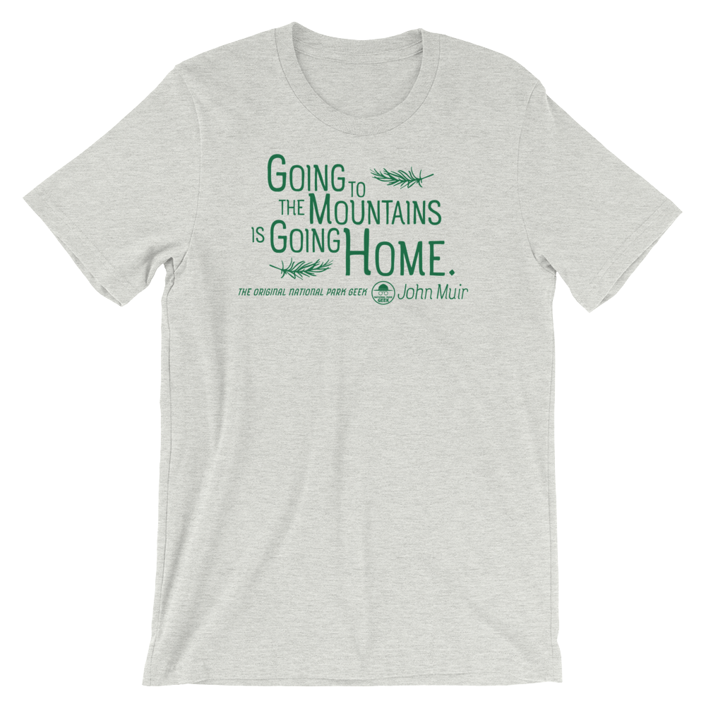 Going to the Mountains T-Shirt - Green Logo