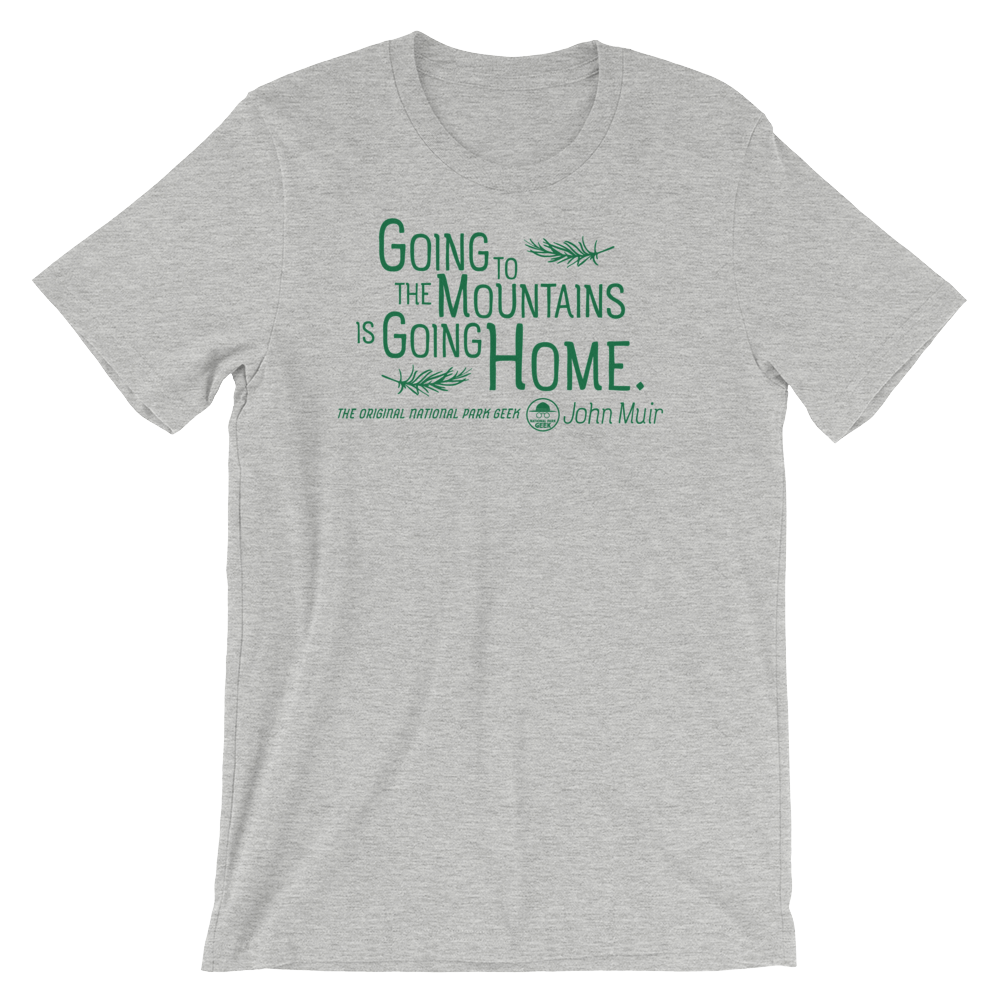 Going to the Mountains T-Shirt - Green Logo