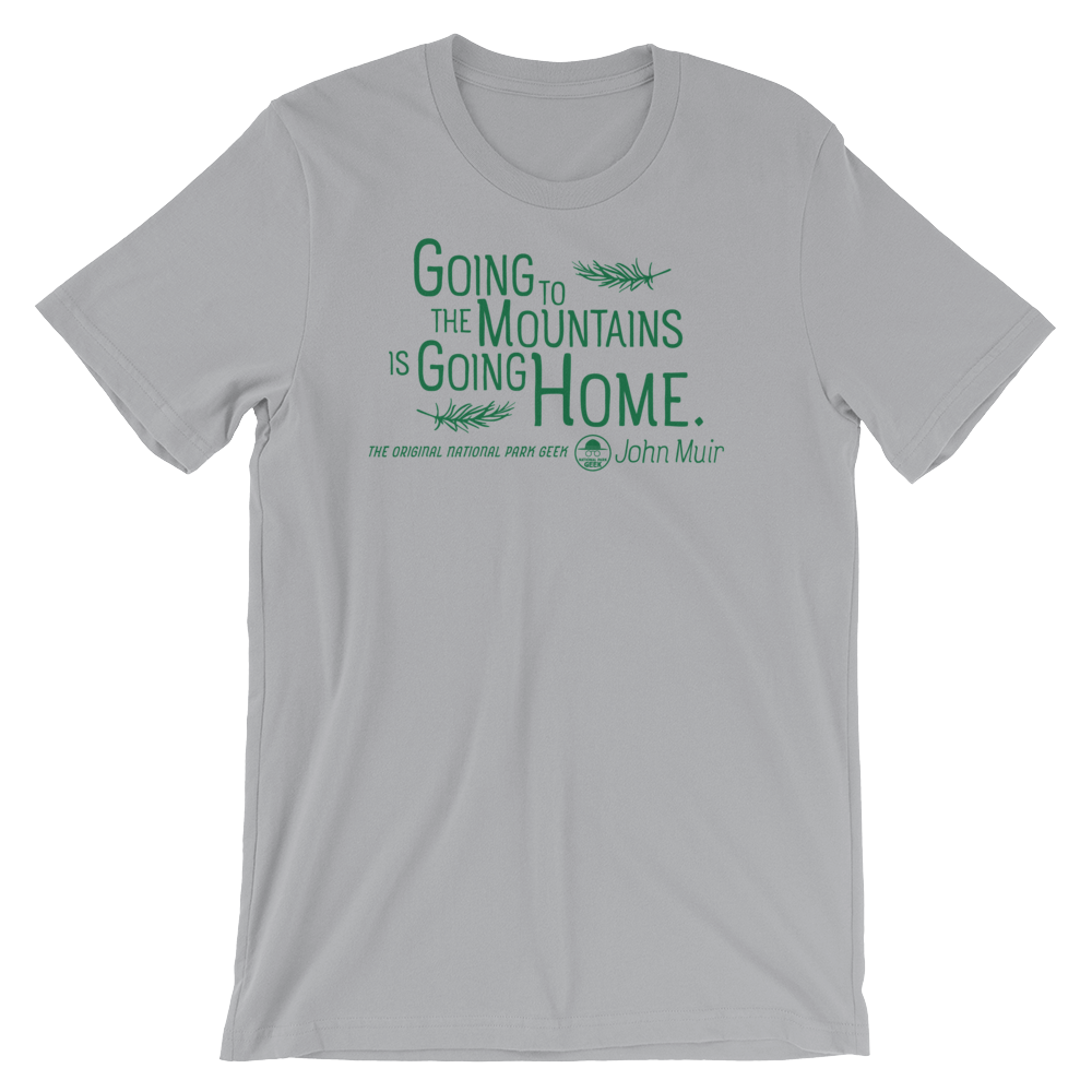 Going to the Mountains T-Shirt - Green Logo