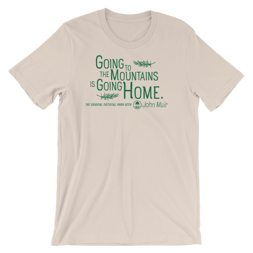 Going to the Mountains T-Shirt - Green Logo