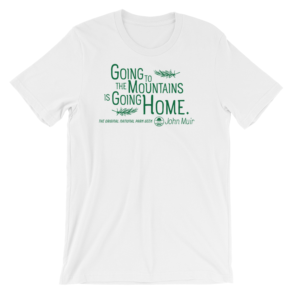 Going to the Mountains T-Shirt - Green Logo