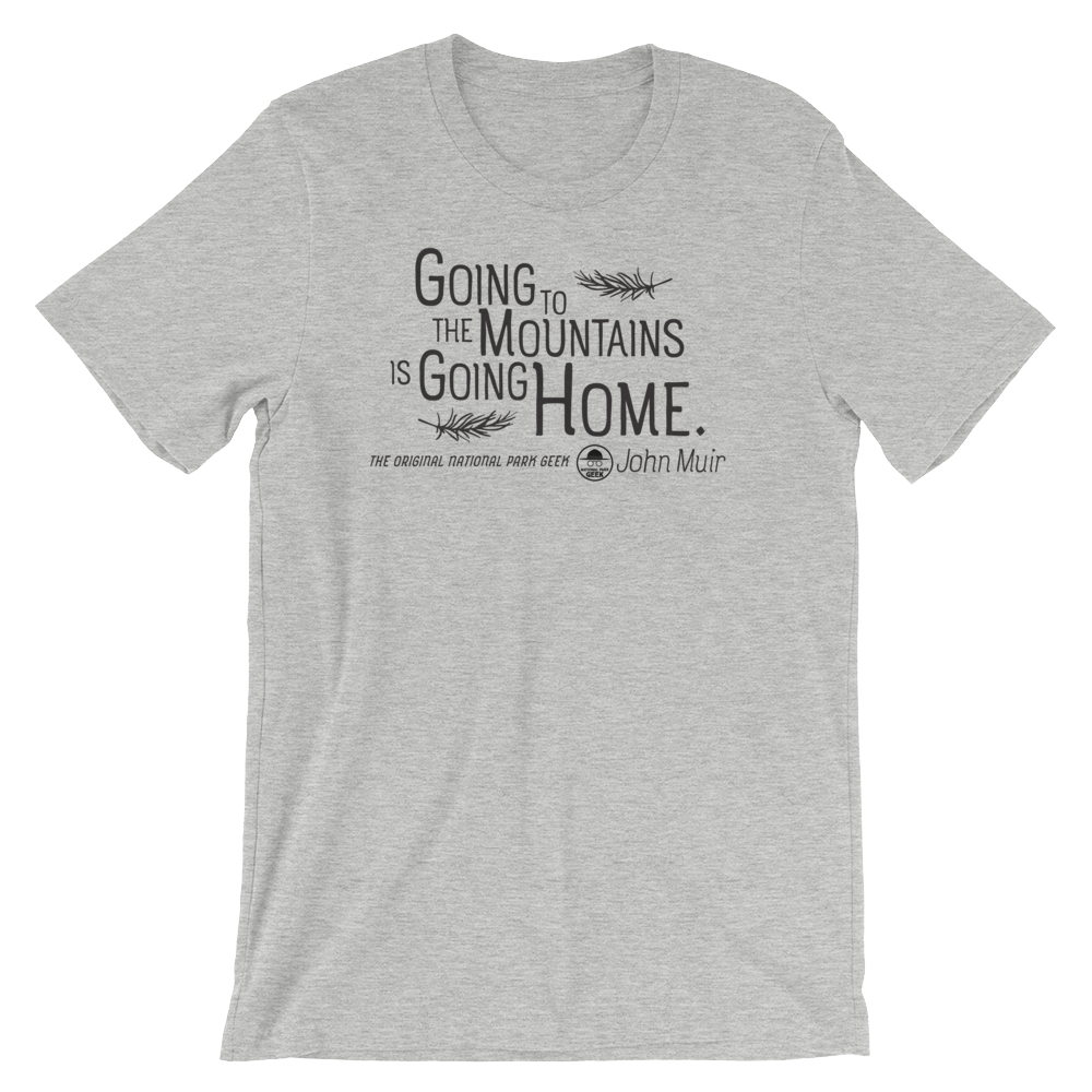 Going To The Mountains T-Shirt - Black Logo