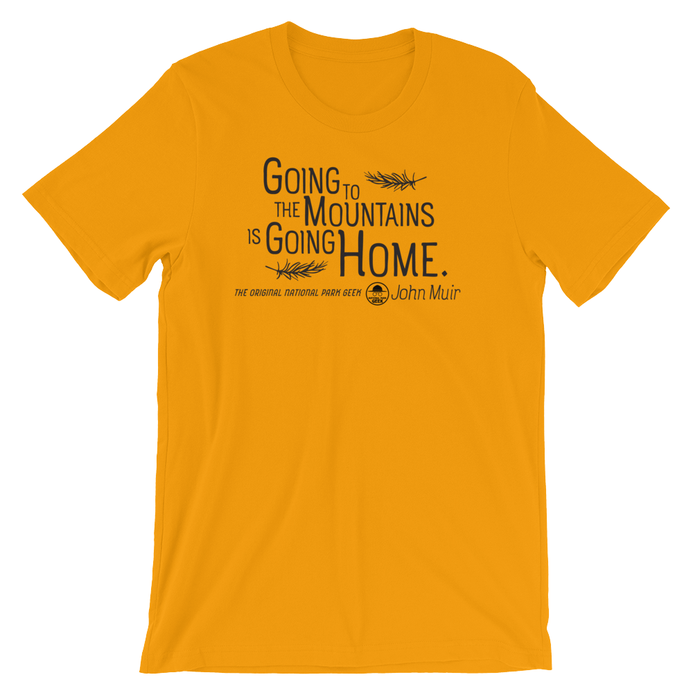 Going To The Mountains T-Shirt - Black Logo