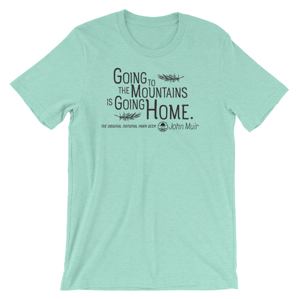 Going To The Mountains T-Shirt - Black Logo