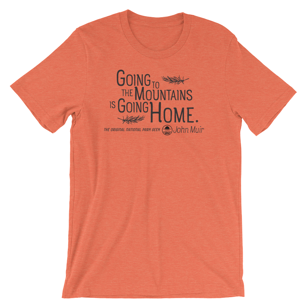 Going To The Mountains T-Shirt - Black Logo