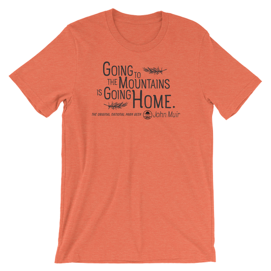 Going To The Mountains T-Shirt - Black Logo