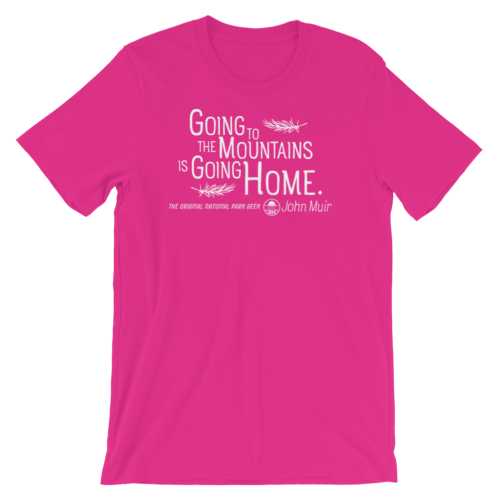 Going To The Mountains T-Shirt - White Logo