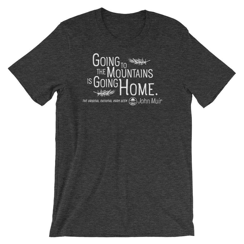Going To The Mountains T-Shirt - White Logo