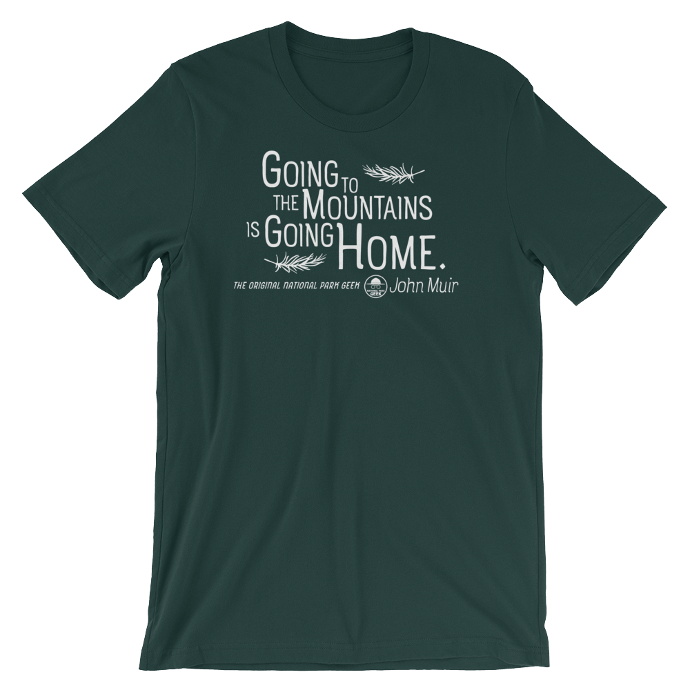 Going To The Mountains T-Shirt - White Logo