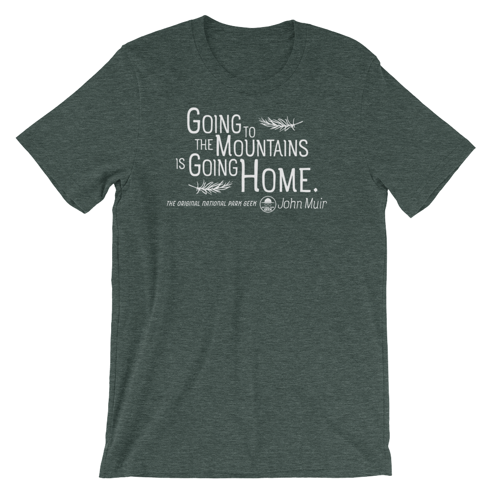 Going To The Mountains T-Shirt - White Logo