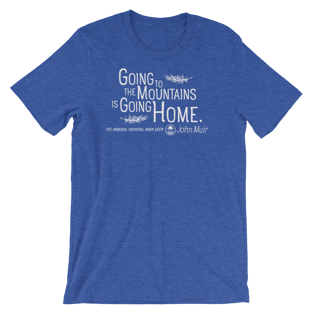 Going To The Mountains T-Shirt - White Logo