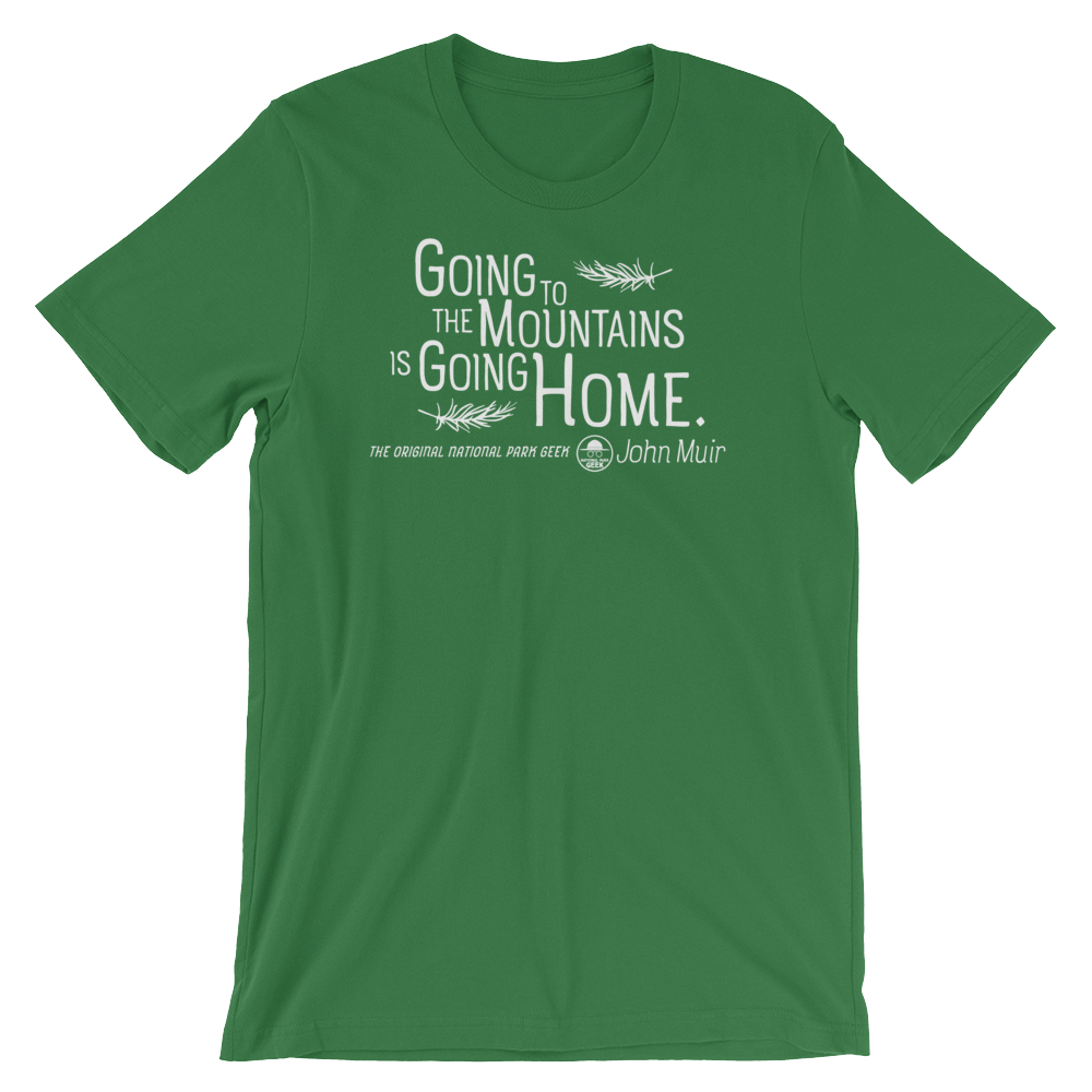 Going To The Mountains T-Shirt - White Logo
